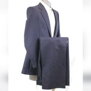 Pierre Cardin Men's Dark Charcoal Suit Jacket And Pants